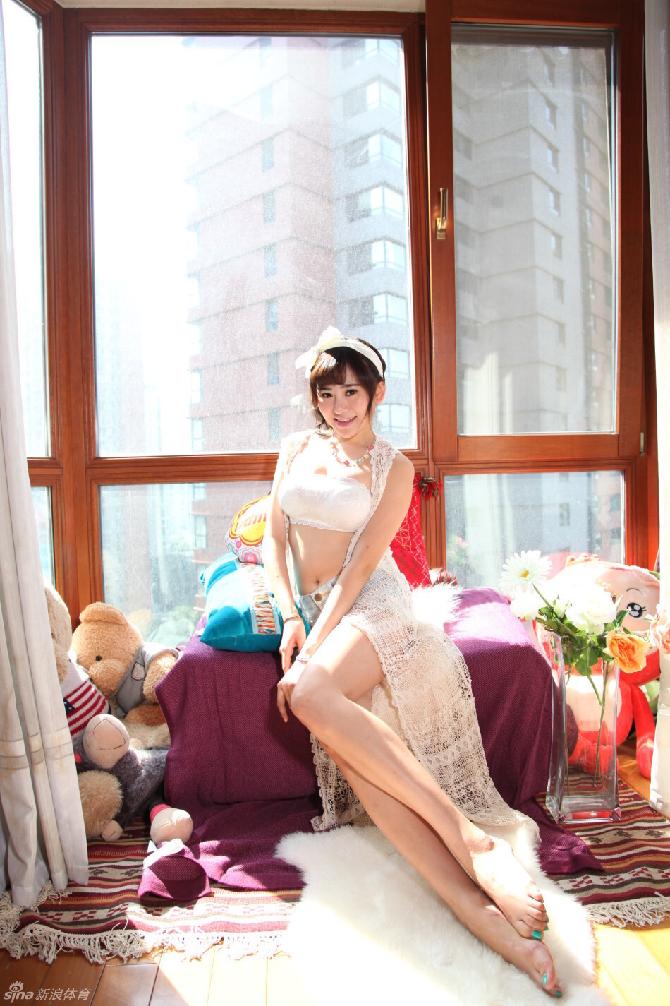 足球宝贝中俄混血尤物美女吴沐熙写真合集