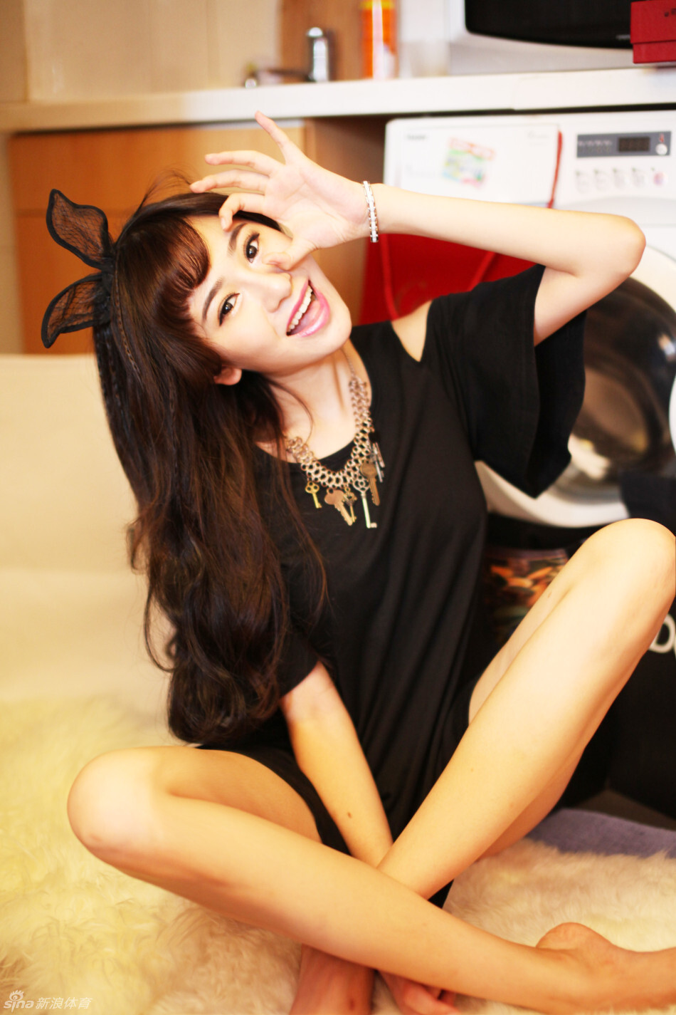 足球宝贝中俄混血尤物美女吴沐熙写真合集