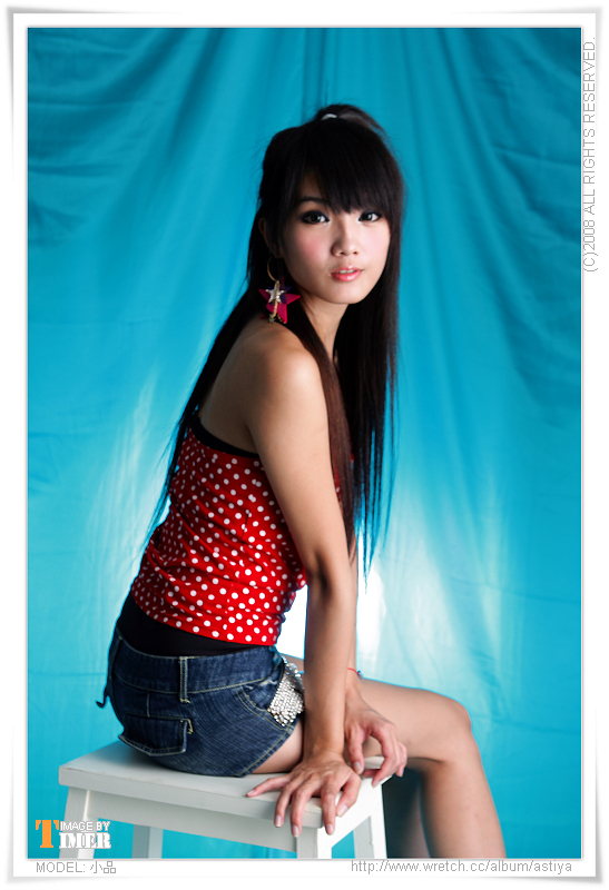 台湾清纯美女-小品棚拍