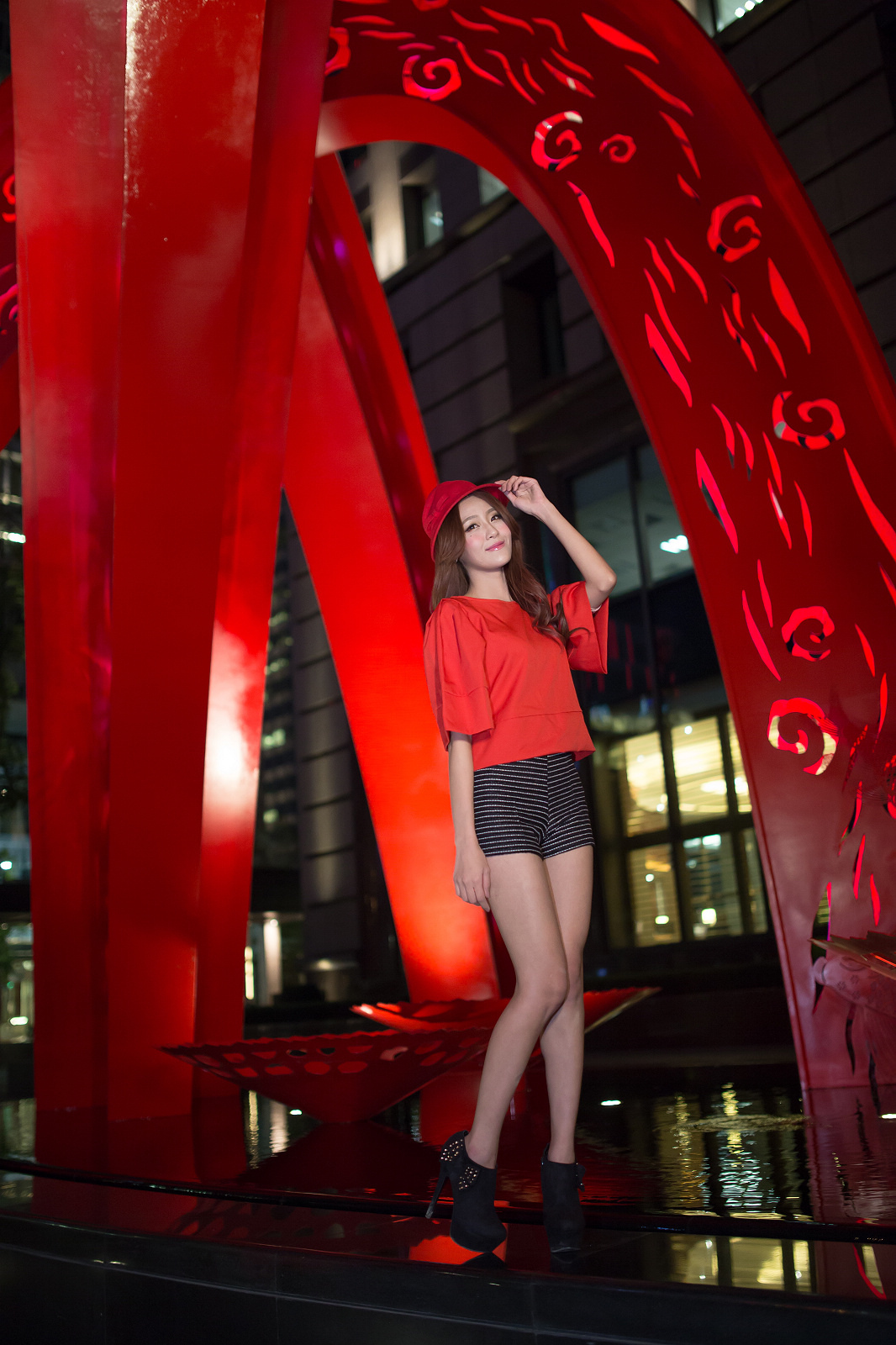 圣诞美腿棚拍 外拍 小雪