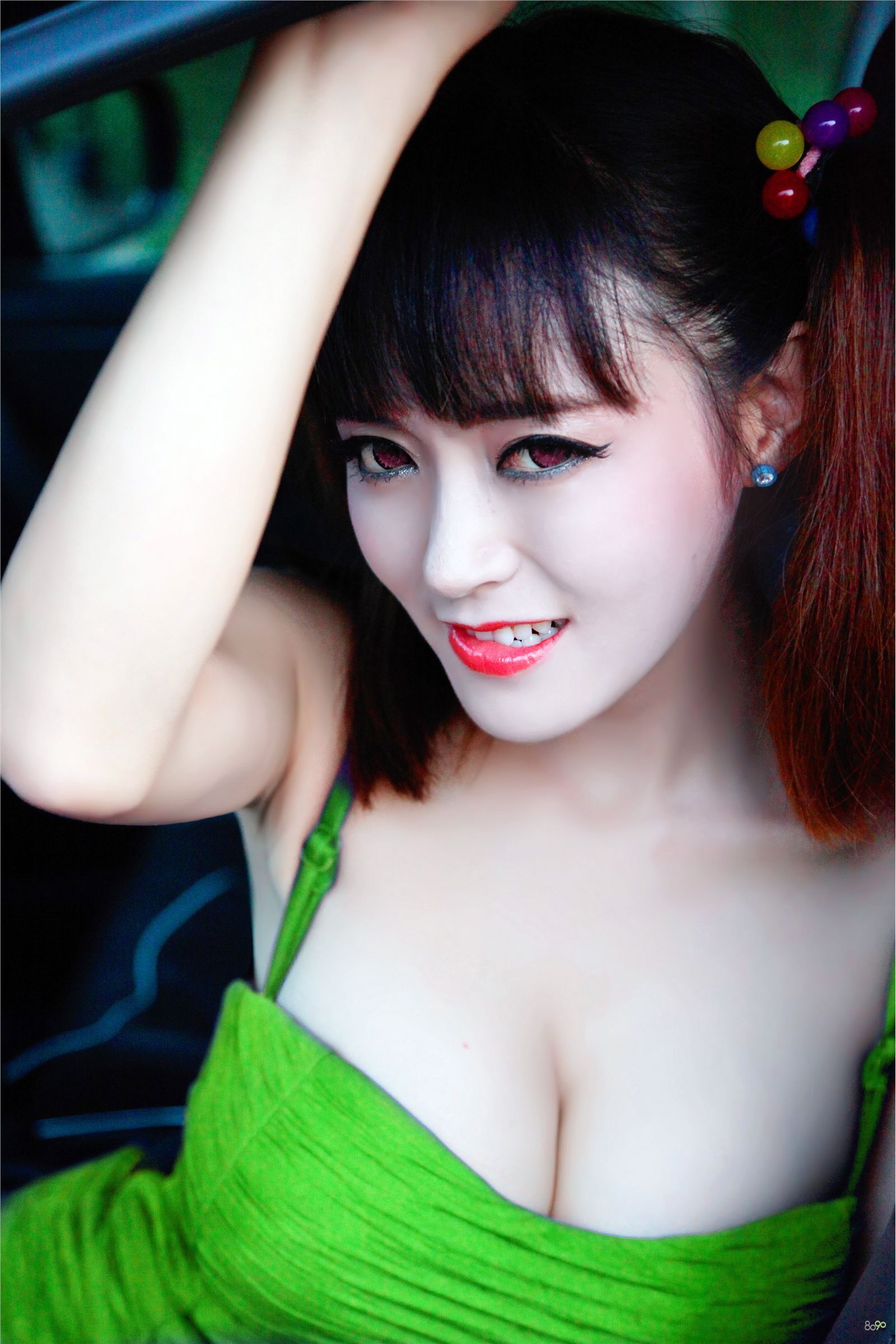 夜火女郎潘春辉风骚入骨 豪乳演绎情趣内衣-生活照