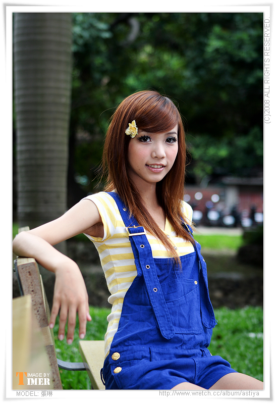 台湾清纯美女-張琳@新竹東門城外拍