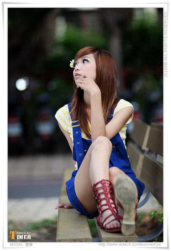 台湾清纯美女-張琳@新竹東門城外拍