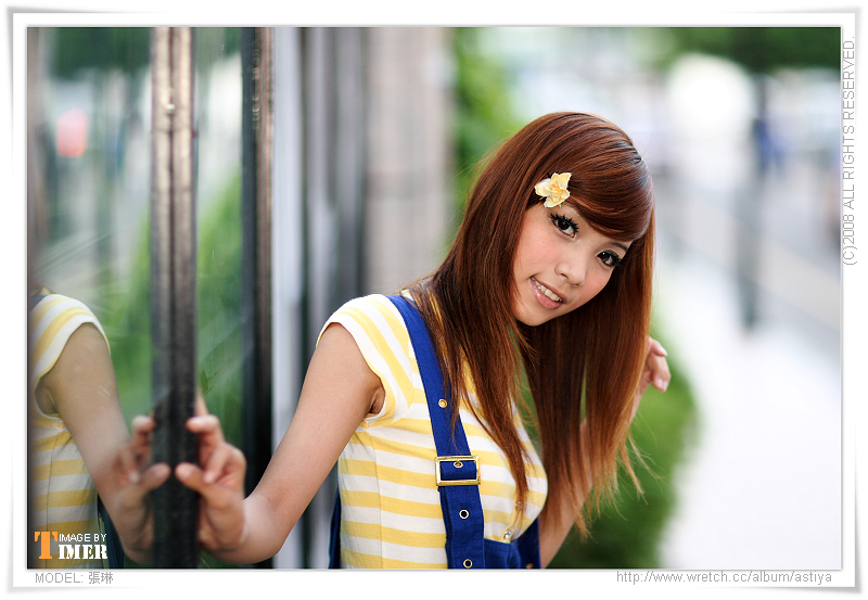 台湾清纯美女-張琳@新竹東門城外拍