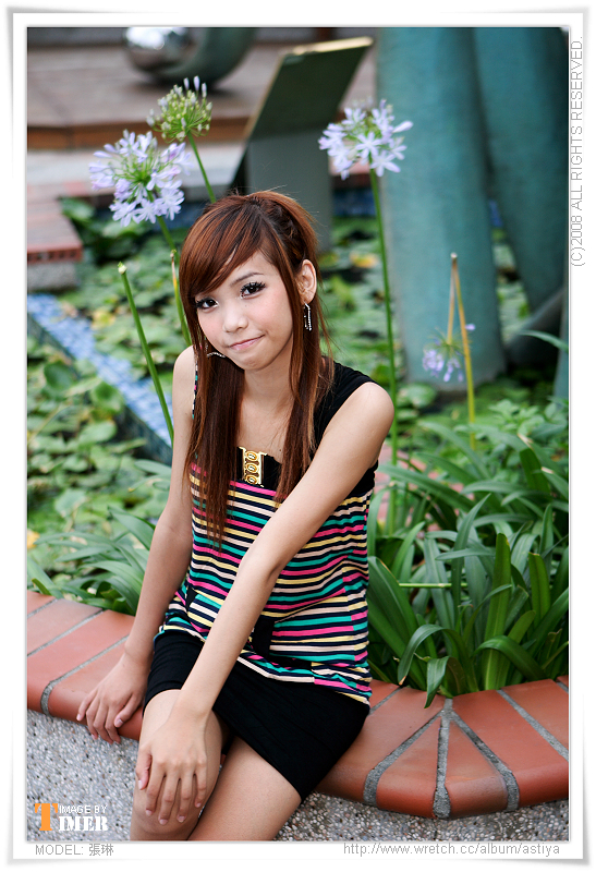 台湾清纯美女-張琳@新竹東門城外拍