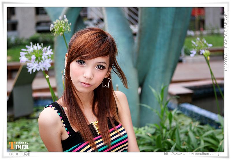 台湾清纯美女-張琳@新竹東門城外拍