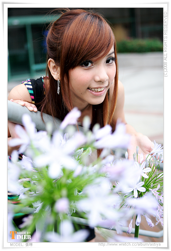 台湾清纯美女-張琳@新竹東門城外拍