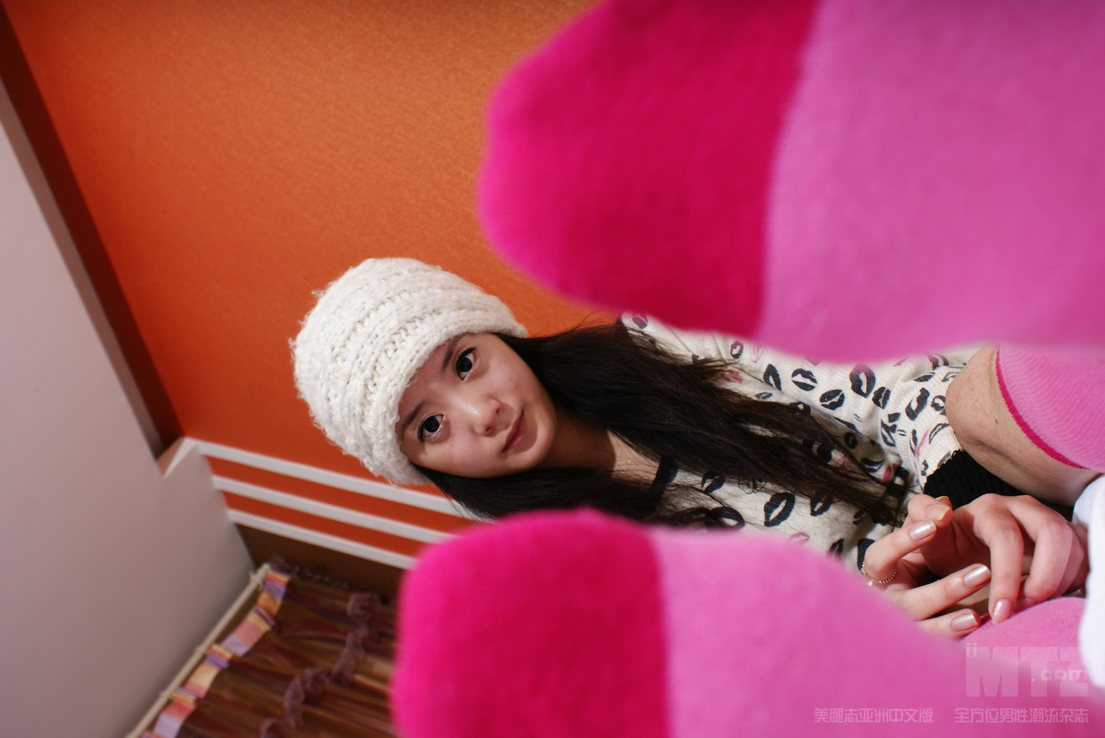 美腿志 第二套07辑-粉红女生晨晨