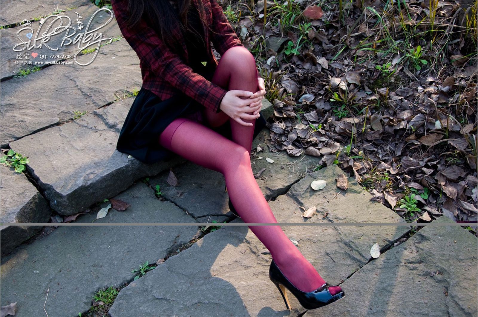 [丝宝VIP]喷血诱惑！紫丝修长美腿  丝宝早期套图