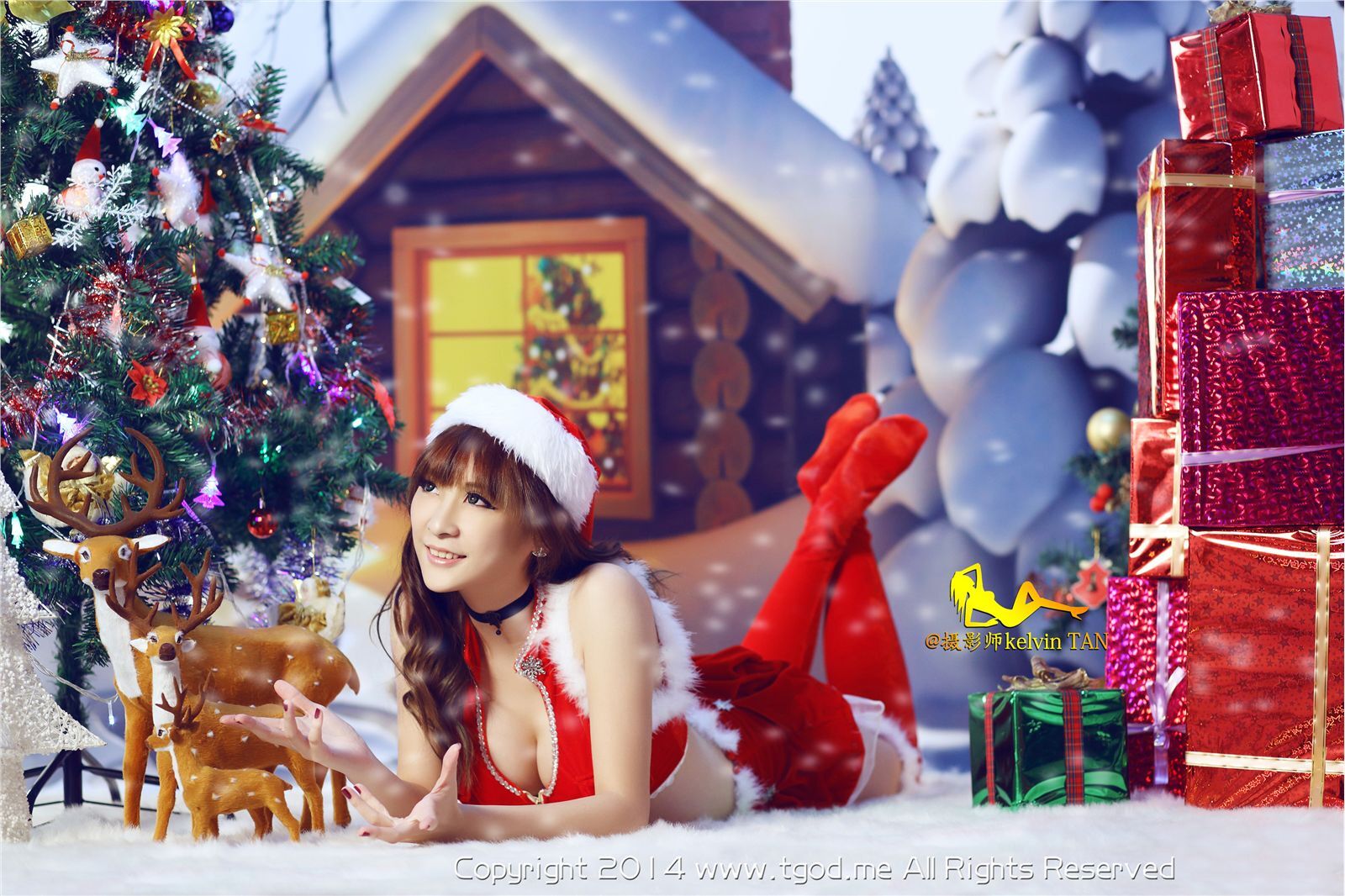 [TGOD推女神] 2014.12.24 圣诞节大片 王子妃FayPrince