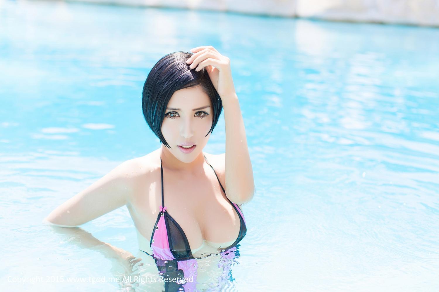 [TGOD推女神]2015.02.05 沙巴旅拍 娜依灵儿 第三弹