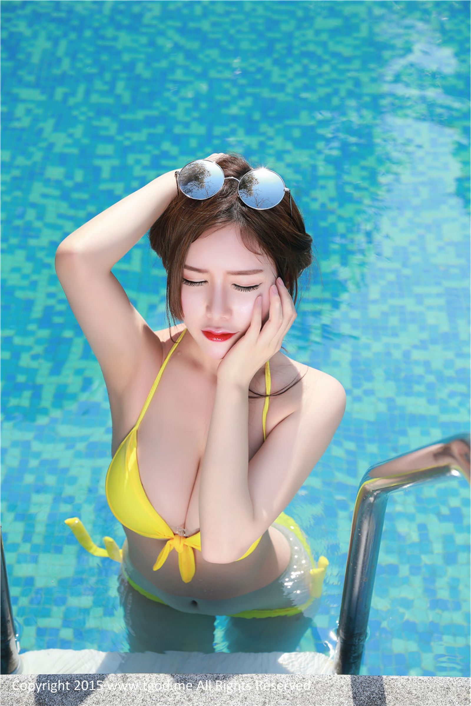 [TGOD推女神]2015.04.11 泳池美人虞 于姬Una