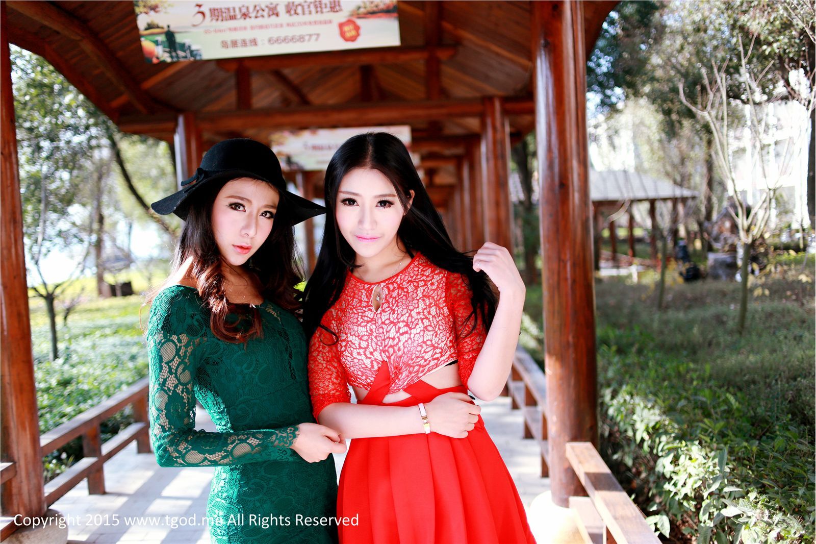 [TGOD推女神]2015.04.28 女神驾到 山湖温泉 夏静 鲁思羽 胡宴绮