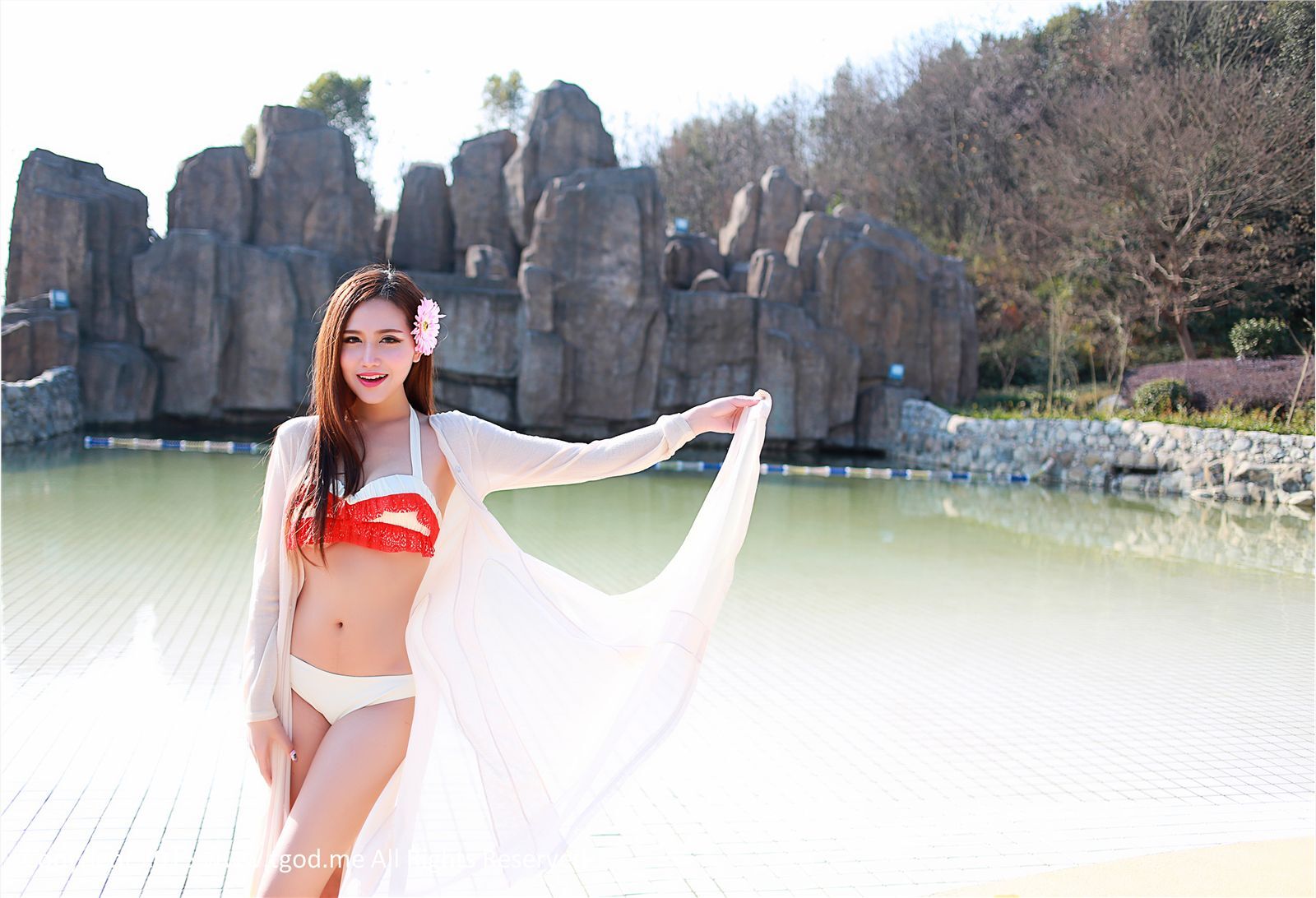[TGOD推女神]2015.04.28 女神驾到 山湖温泉 夏静 鲁思羽 胡宴绮