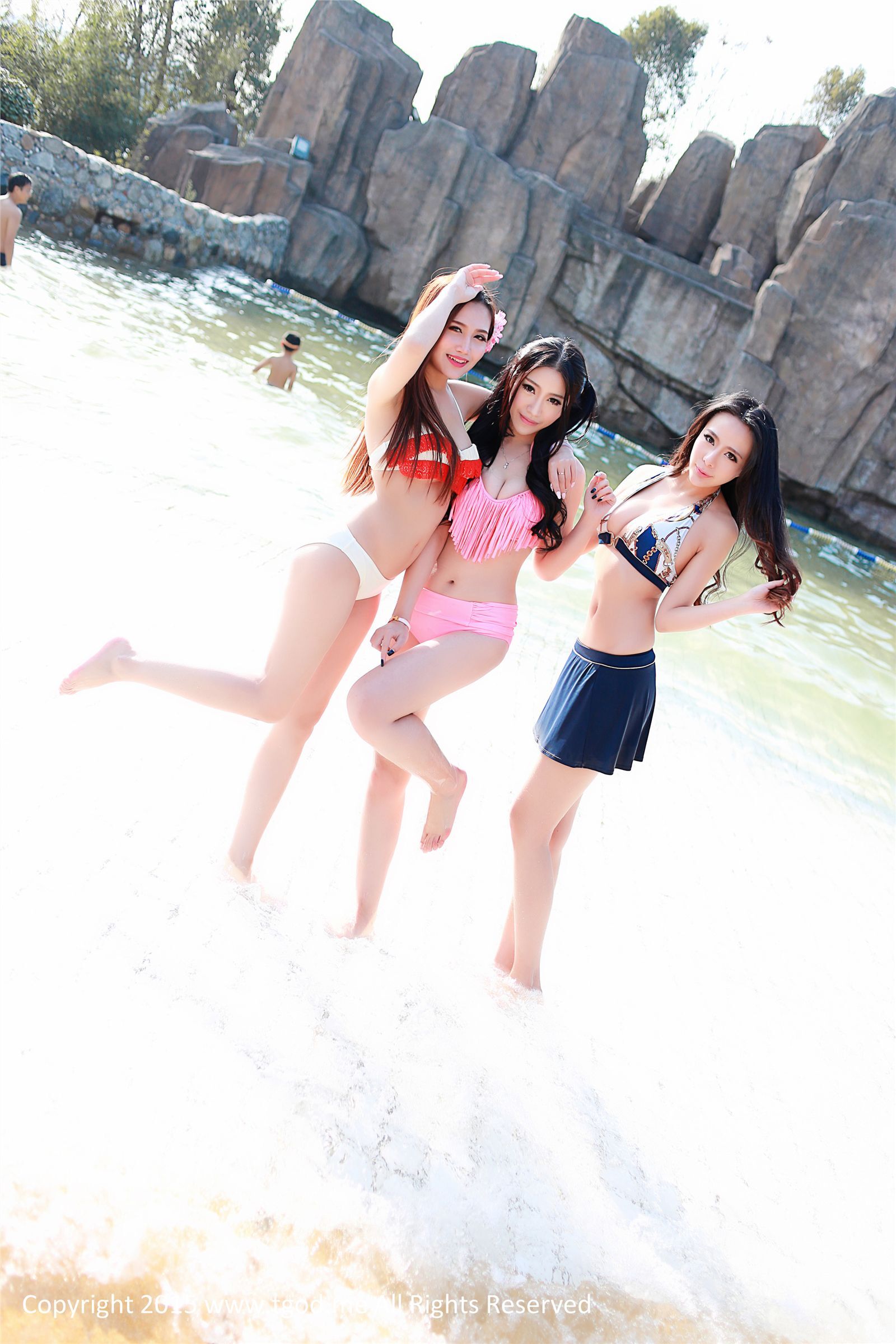 [TGOD推女神]2015.04.28 女神驾到 山湖温泉 夏静 鲁思羽 胡宴绮