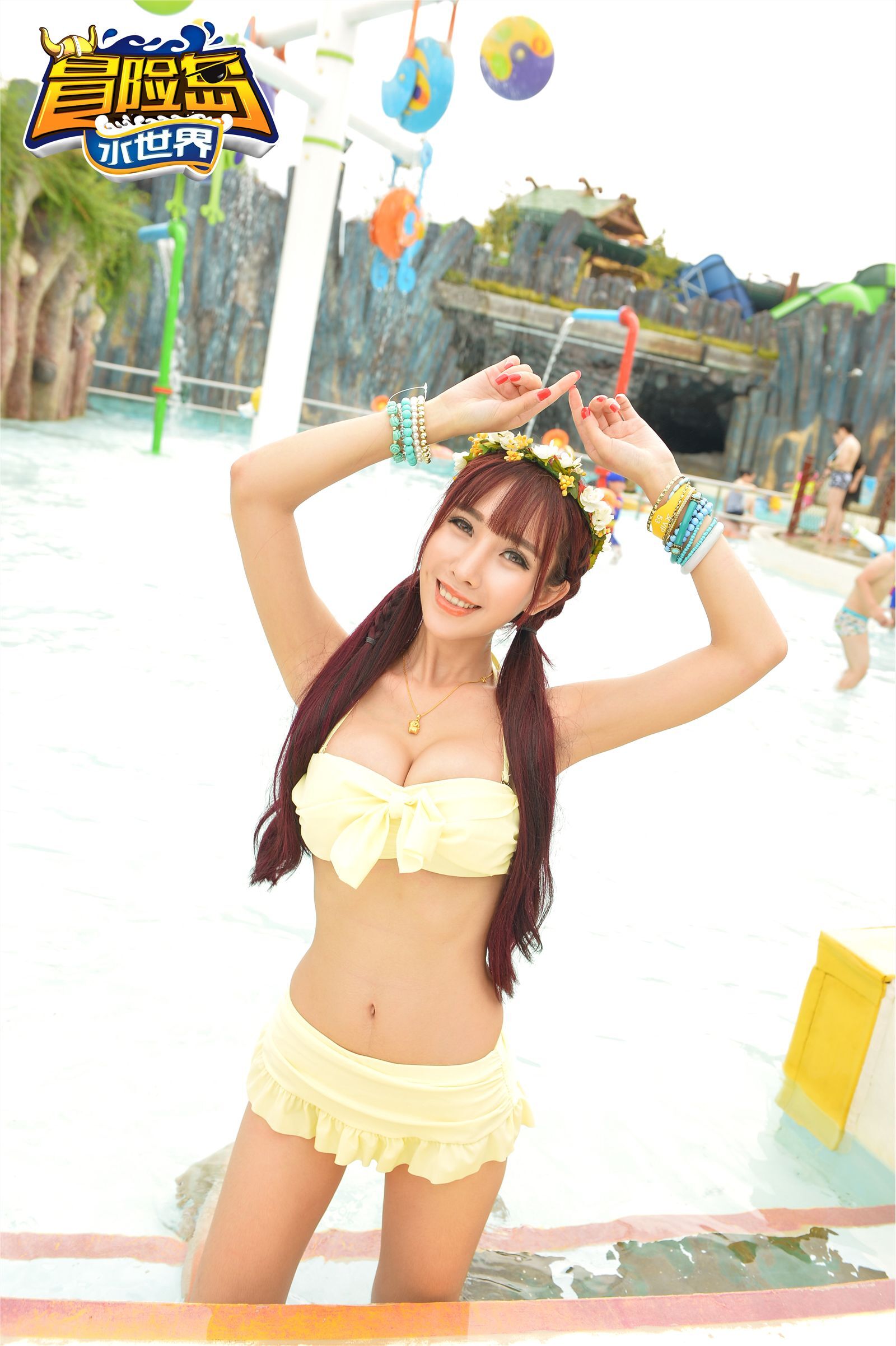 [TGOD推女神]2015.09.01 星游团带你飞之丽水冒险岛 于姬Una、徐妍馨、小小白思宜、吴梓嫣