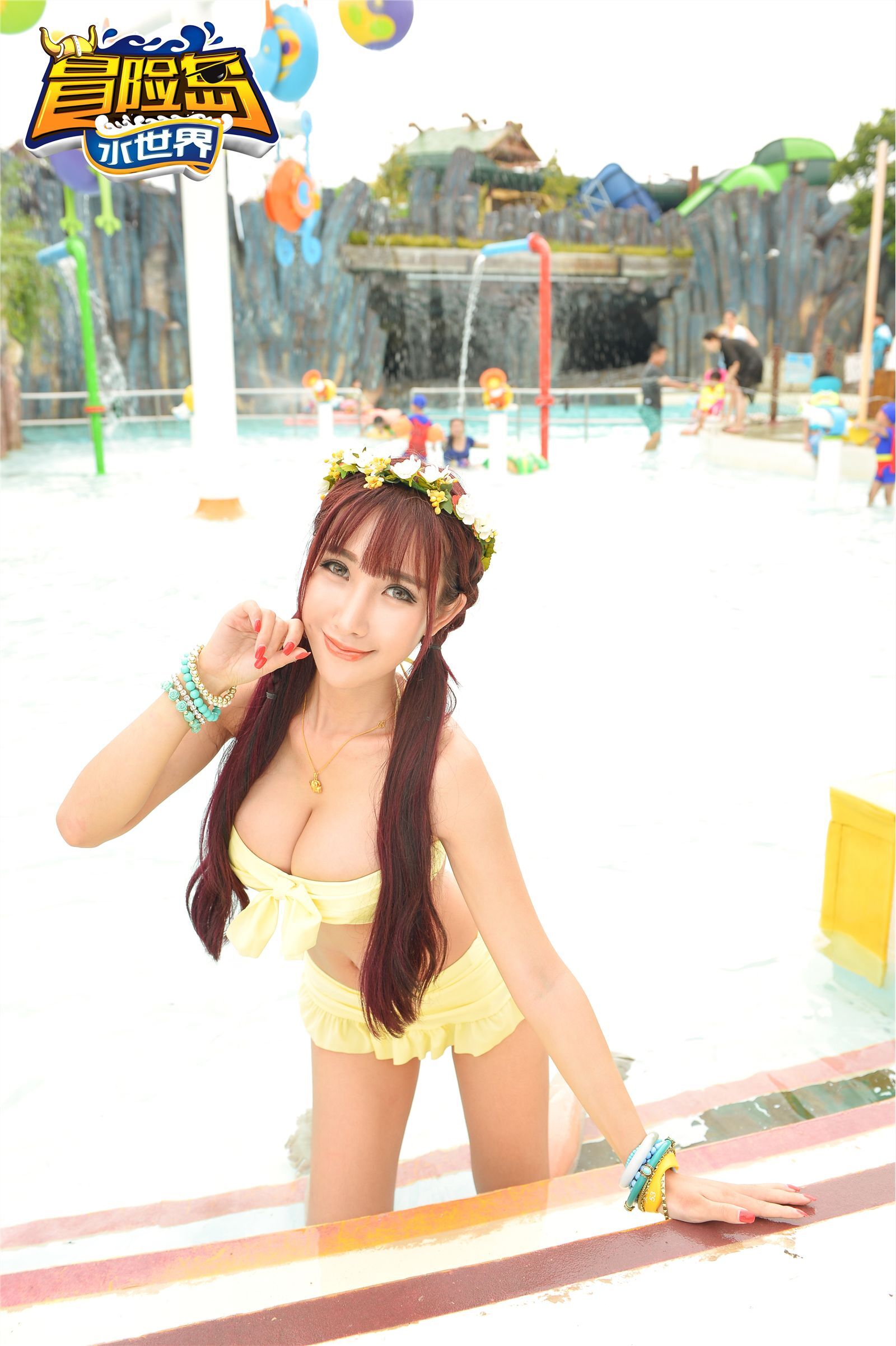 [TGOD推女神]2015.09.01 星游团带你飞之丽水冒险岛 于姬Una、徐妍馨、小小白思宜、吴梓嫣