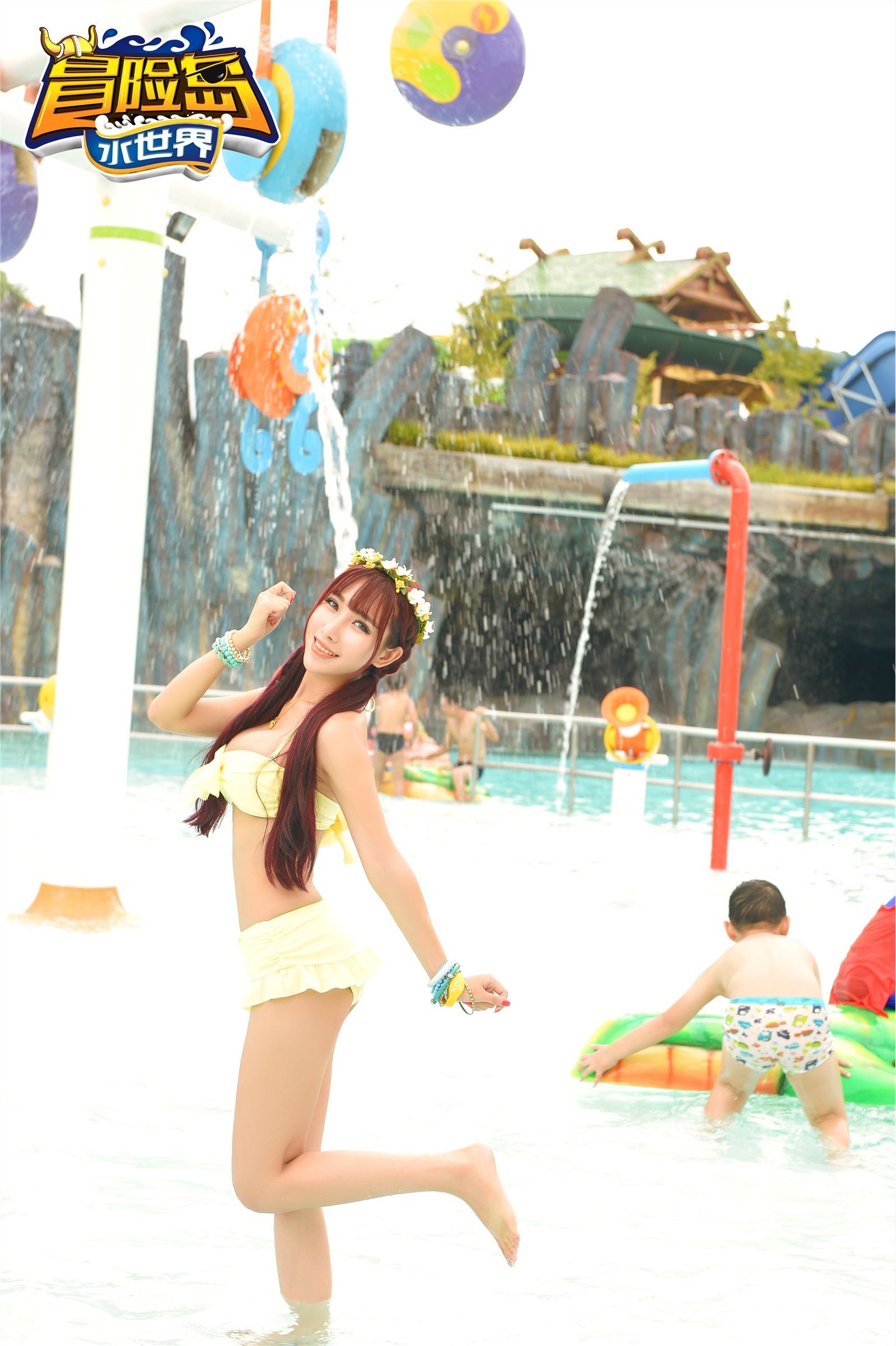 [TGOD推女神]2015.09.01 星游团带你飞之丽水冒险岛 于姬Una、徐妍馨、小小白思宜、吴梓嫣