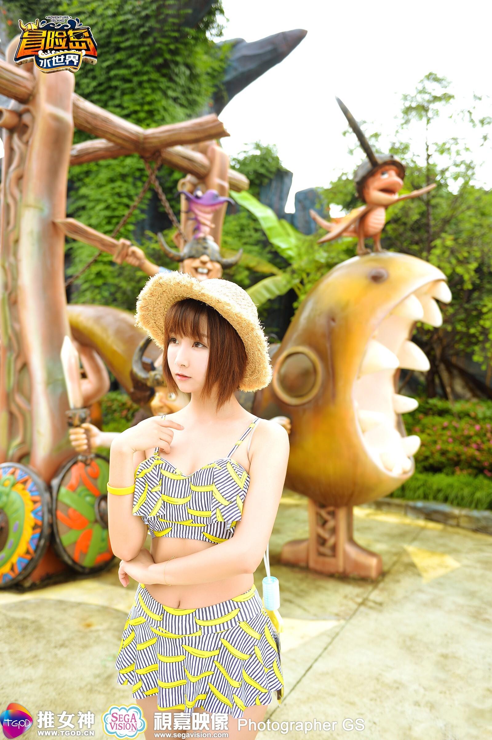 tgod 2016.07.07 冒险岛水世界 Milk楚楚、Cheryl青树、Akiki朱若慕、陆薇