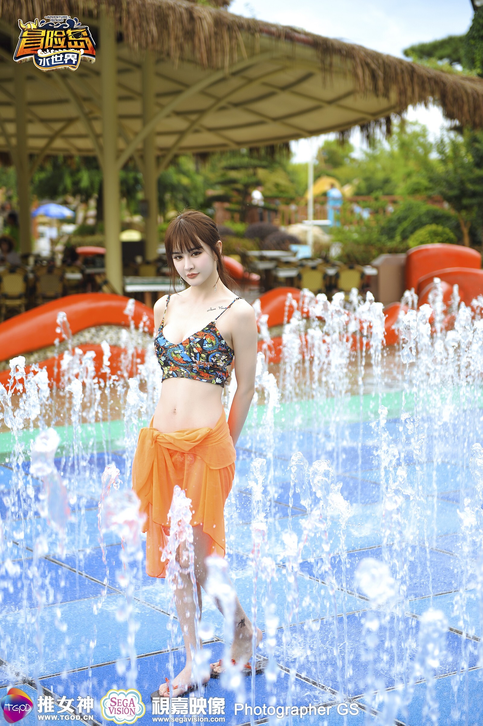 tgod 2016.07.07 冒险岛水世界 Milk楚楚、Cheryl青树、Akiki朱若慕、陆薇