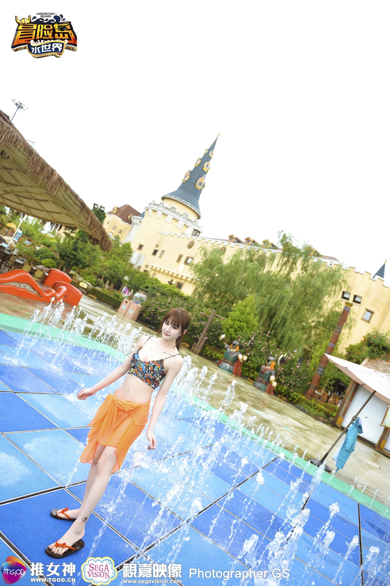 tgod 2016.07.07 冒险岛水世界 Milk楚楚、Cheryl青树、Akiki朱若慕、陆薇