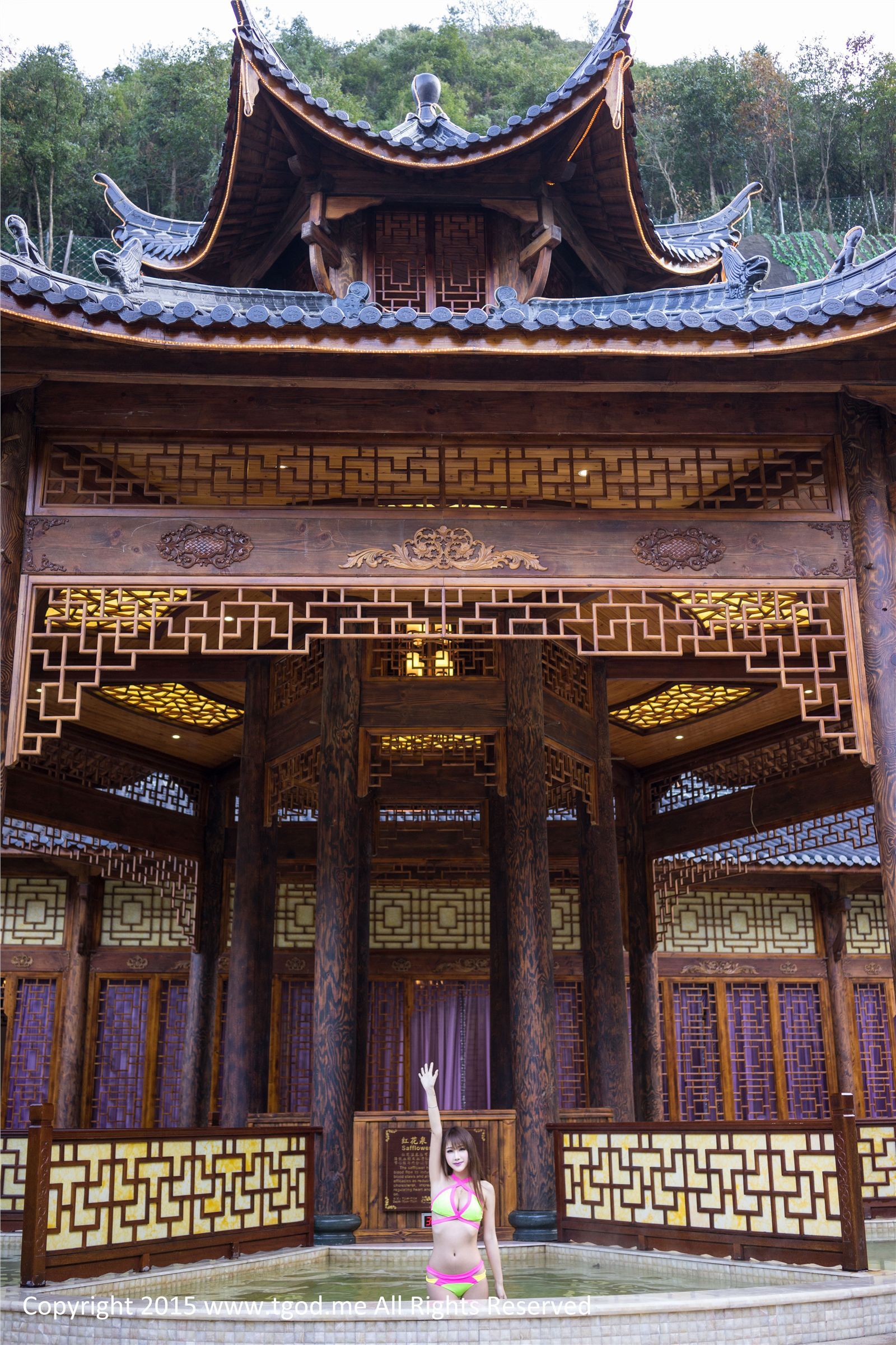 [TGOD推女神]2015.04.23 女神驾到之武义牛头山温泉 Akiki朱若慕