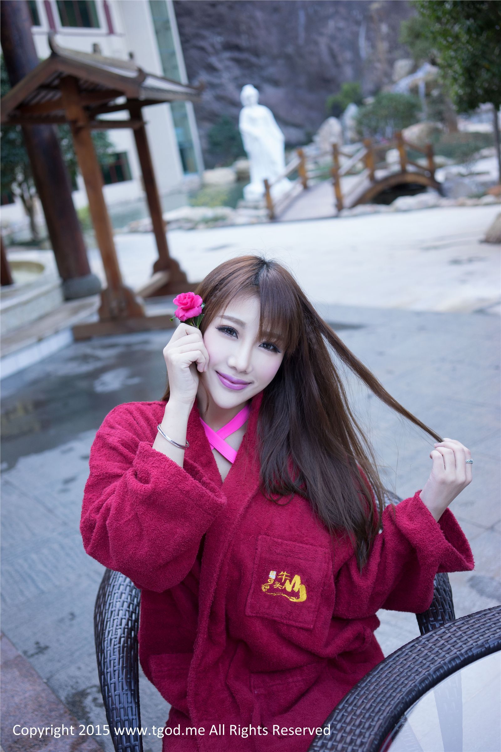 [TGOD推女神]2015.04.23 女神驾到之武义牛头山温泉 Akiki朱若慕