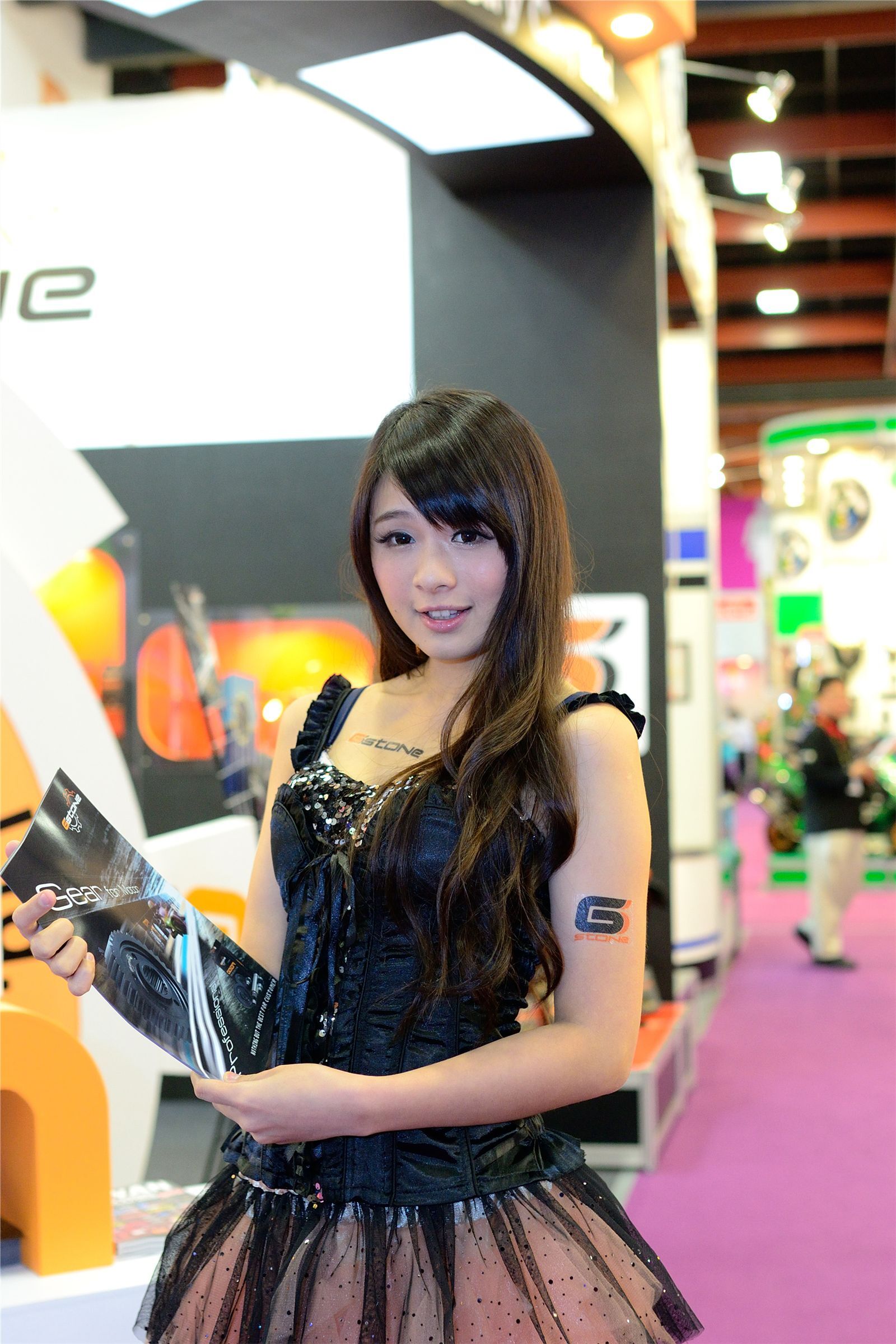 台北数位电器大展 多位Beautyleg女神