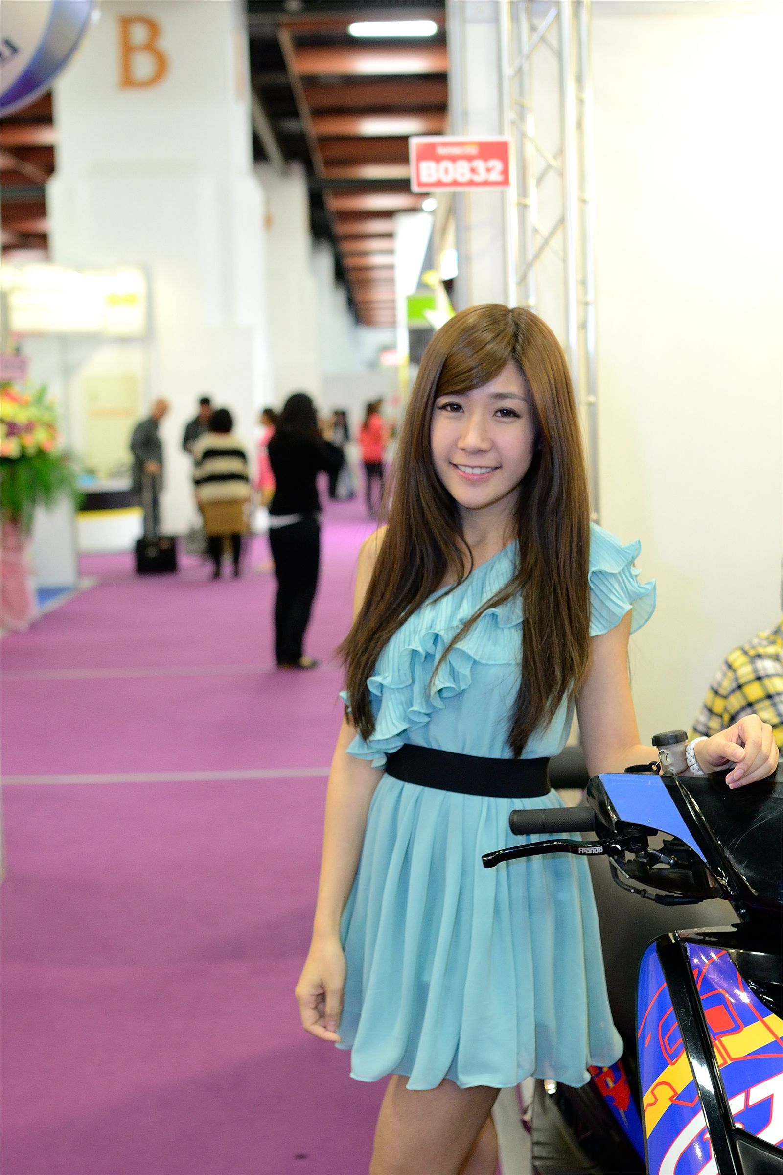 台北数位电器大展 多位Beautyleg女神