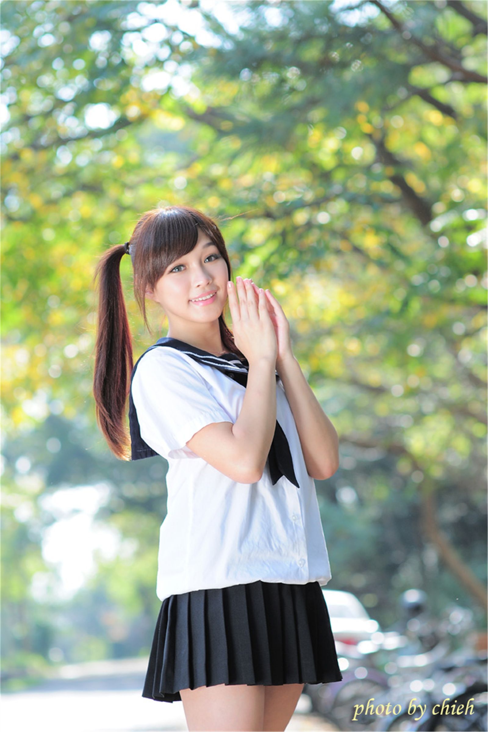 台湾清纯美女 涼涼 明德高中校花