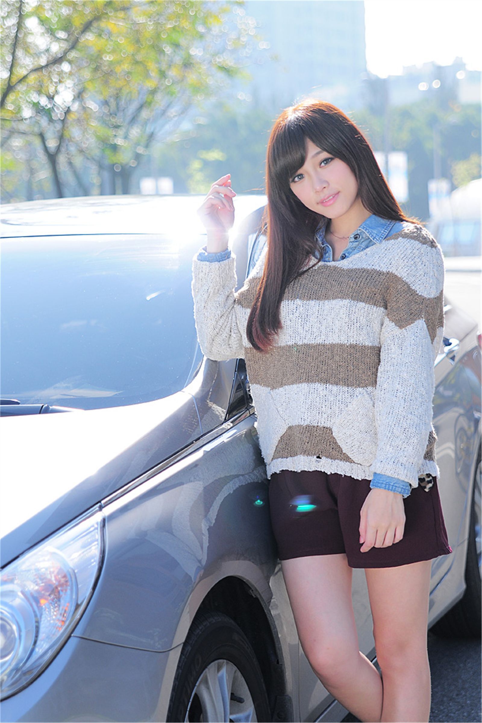 台湾清纯美女 涼涼 明德高中校花