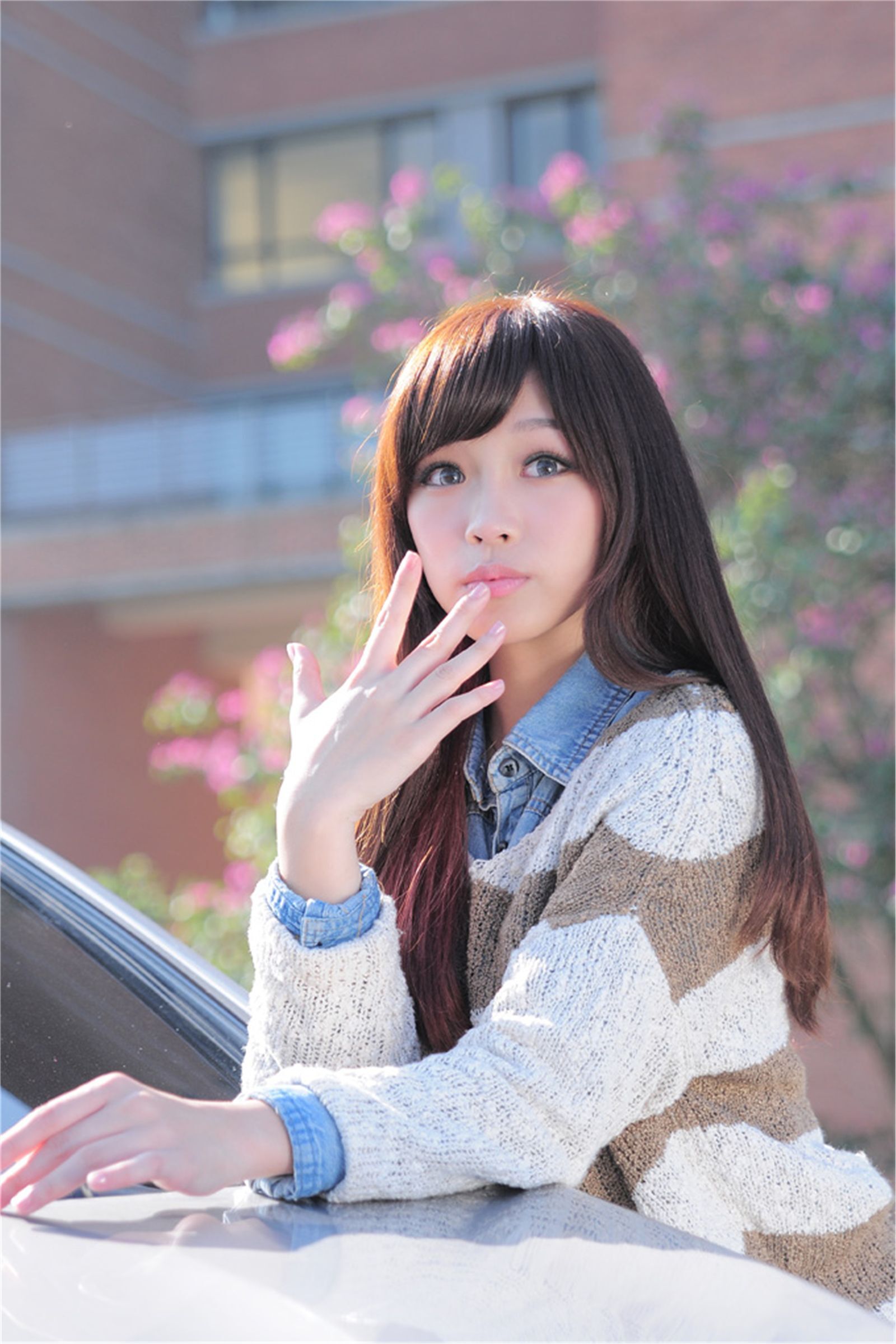 台湾清纯美女 涼涼 明德高中校花