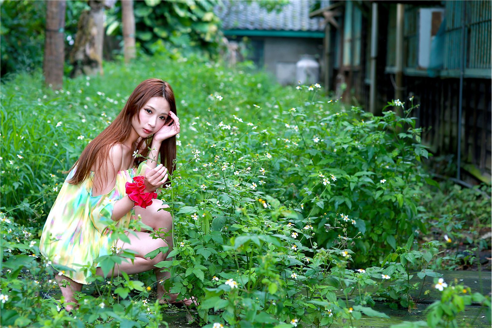 台湾性感美女林小芭 春游踏青外拍