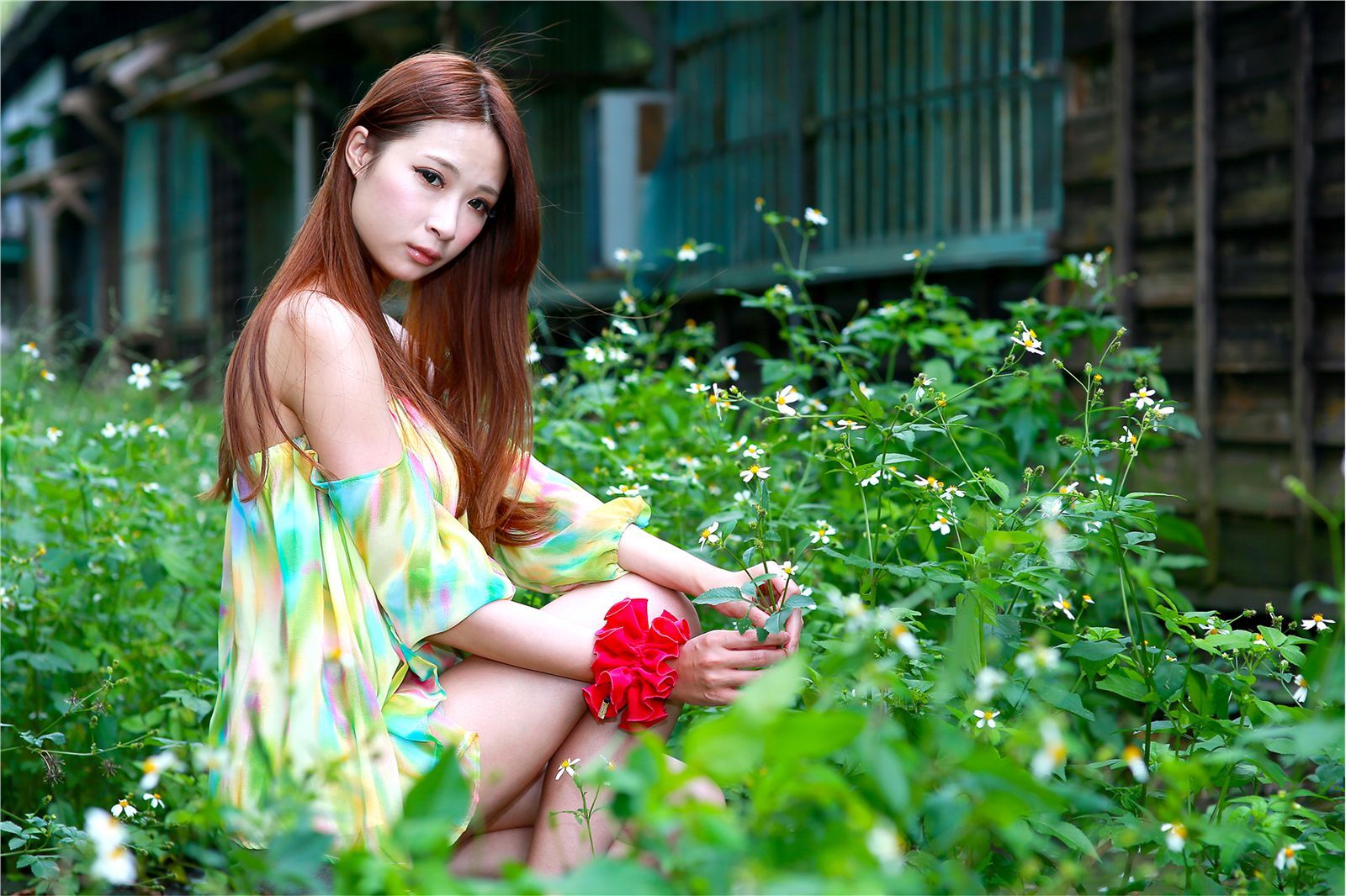 台湾性感美女林小芭 春游踏青外拍