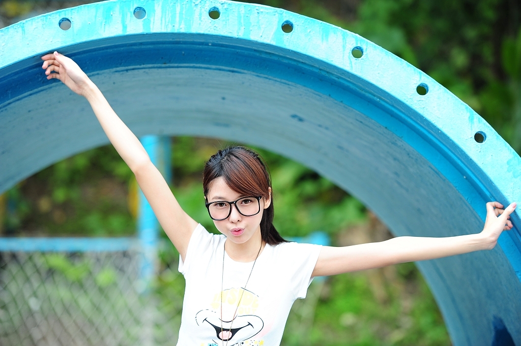 台湾清纯美女萌萌-自來水博物館