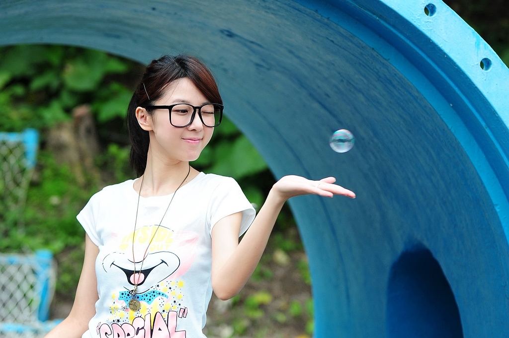 台湾清纯美女萌萌-自來水博物館