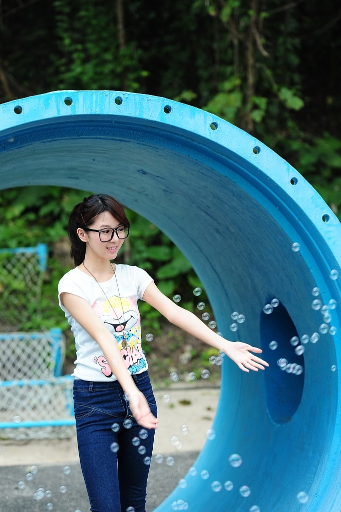 台湾清纯美女萌萌-自來水博物館