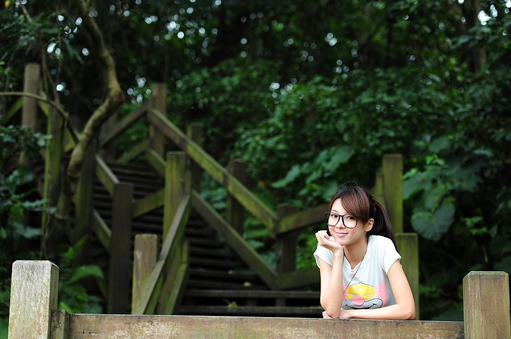 台湾清纯美女萌萌-自來水博物館