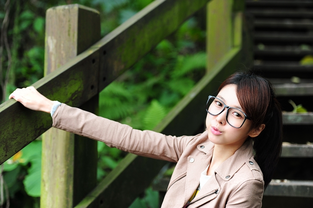 台湾清纯美女萌萌-自來水博物館