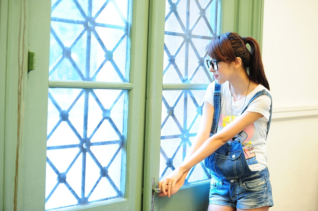 台湾清纯美女萌萌-自來水博物館