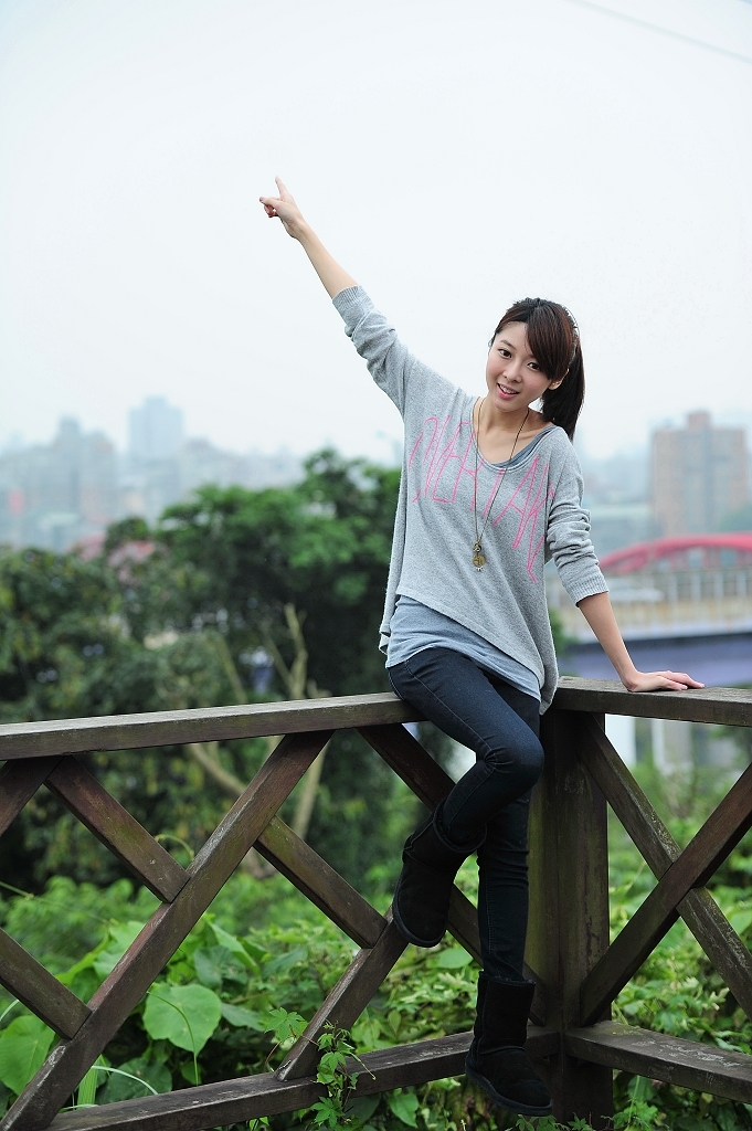 台湾清纯美女萌萌-自來水博物館