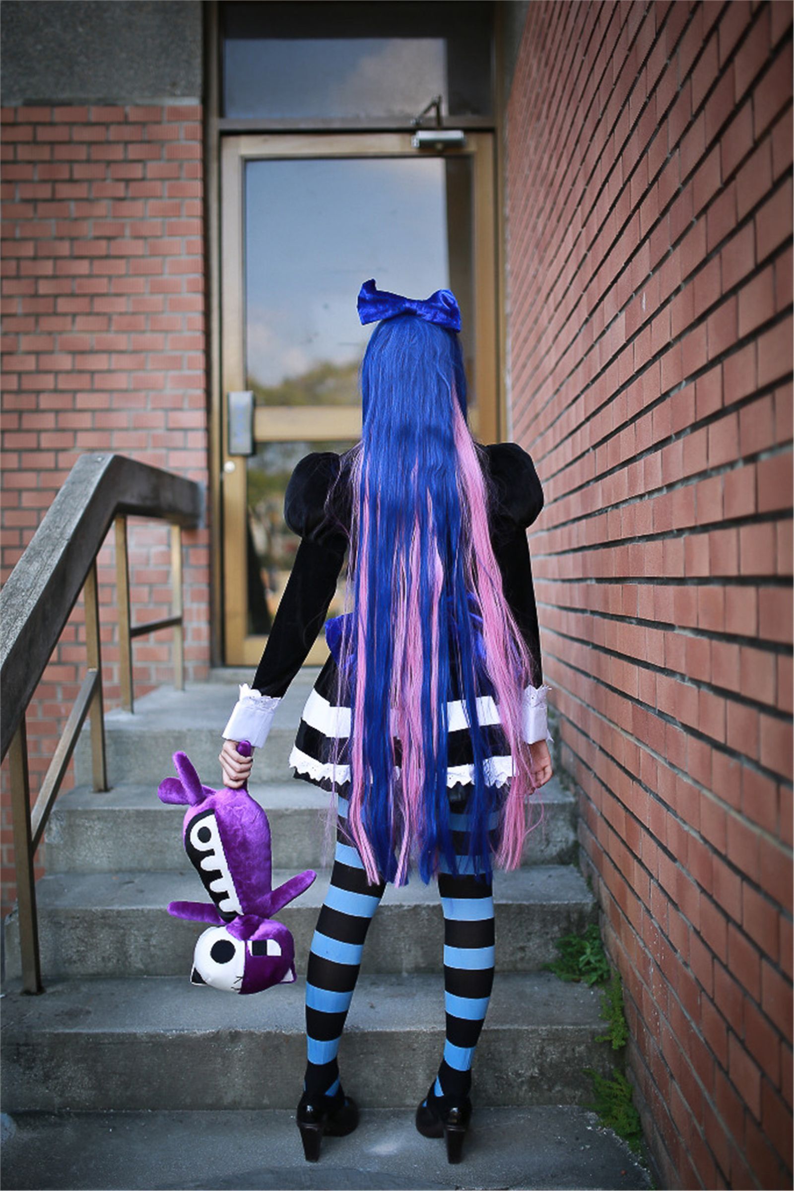 台湾清纯美女-妮妮 COS Stocking外拍