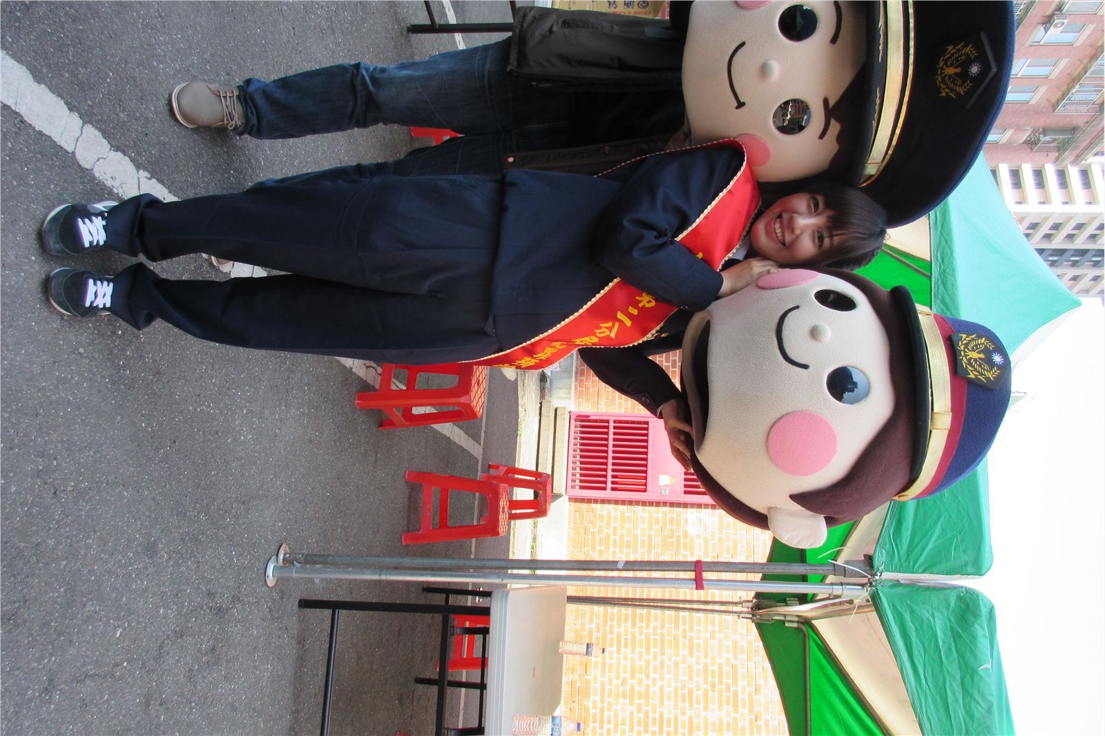 台湾美女NONO辜莞允(尖叫妹)警局反诈骗宣导