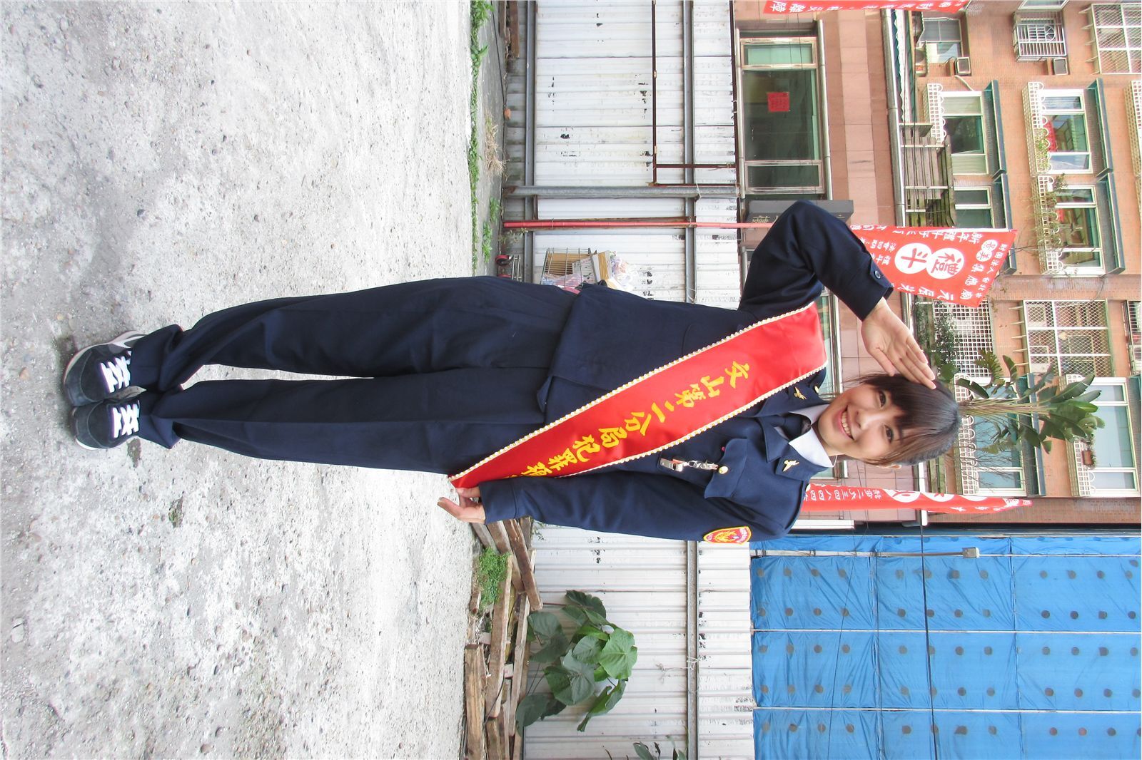 台湾美女NONO辜莞允(尖叫妹)警局反诈骗宣导