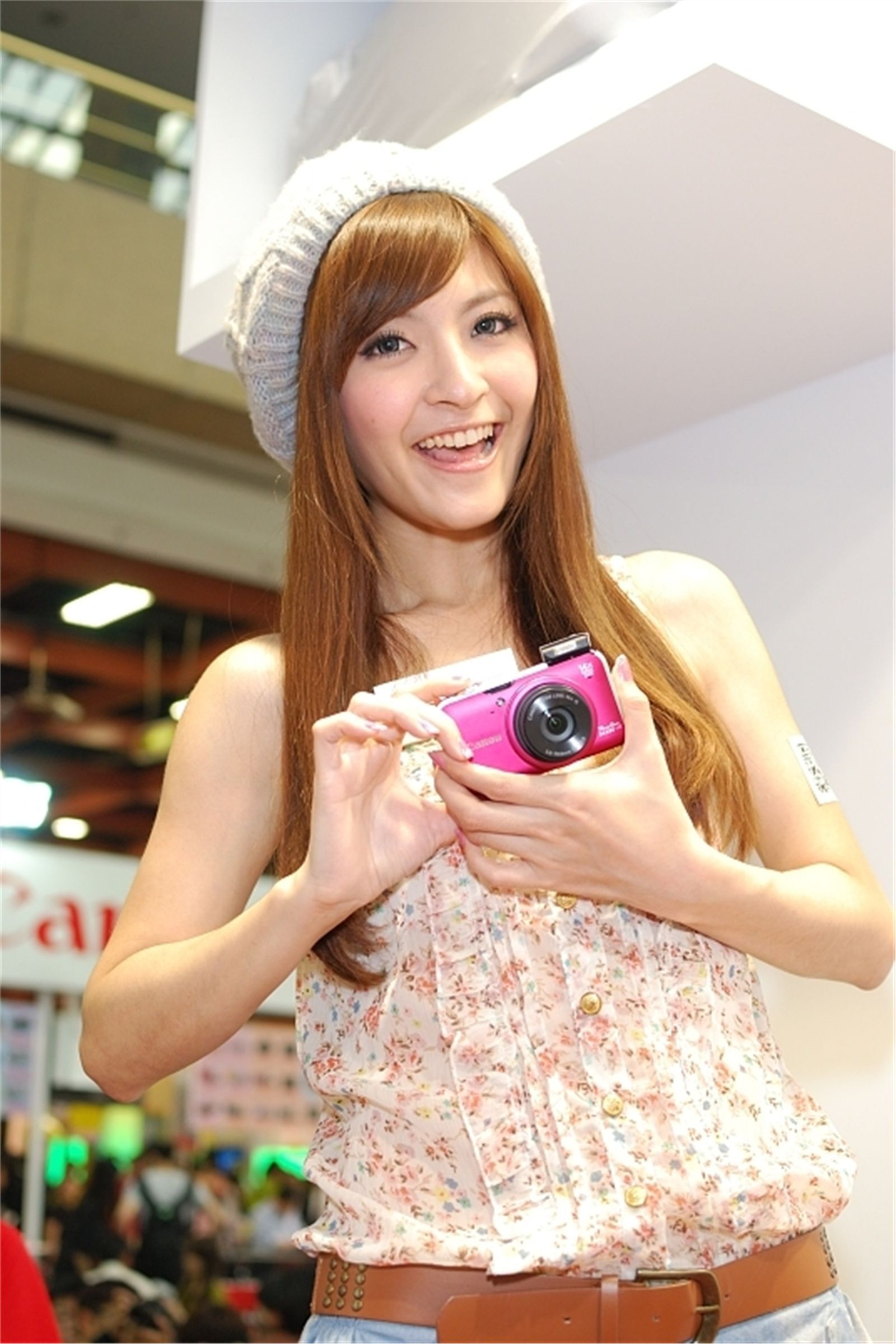 台湾清纯美女蓓蓓-春季电脑展