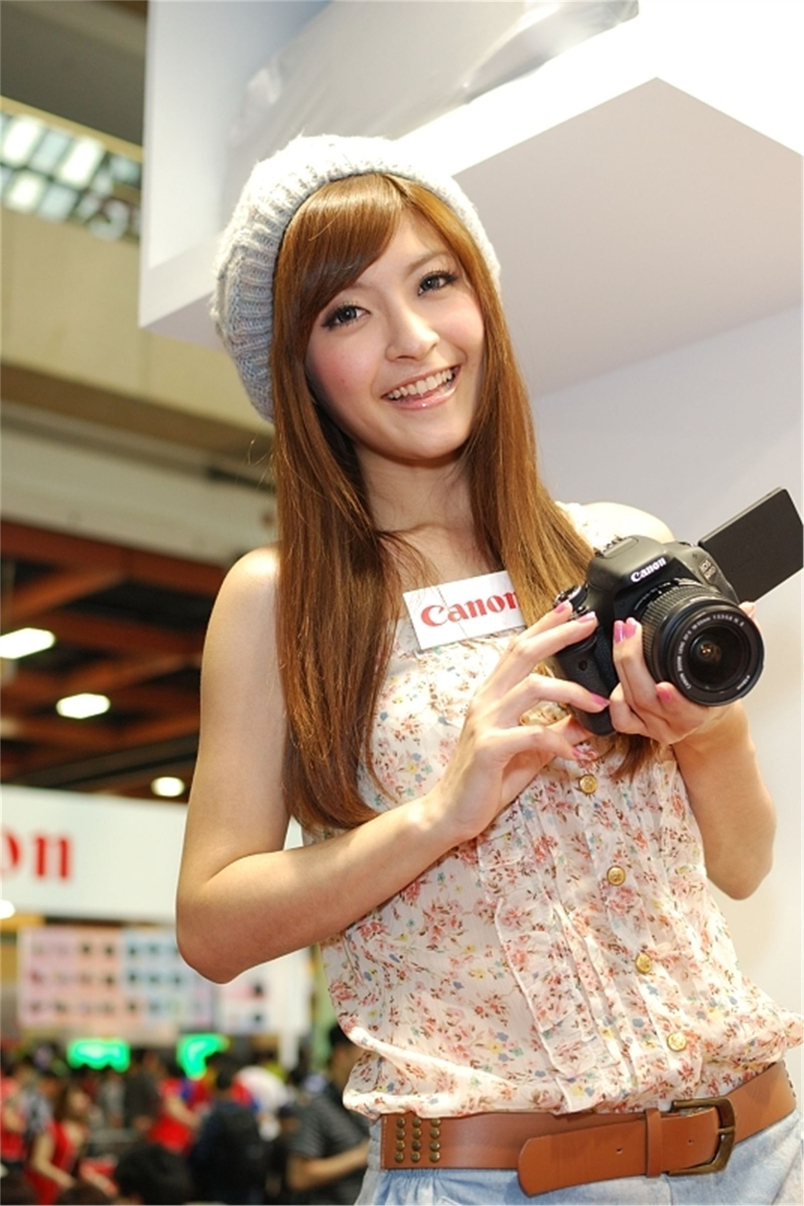 台湾清纯美女蓓蓓-春季电脑展