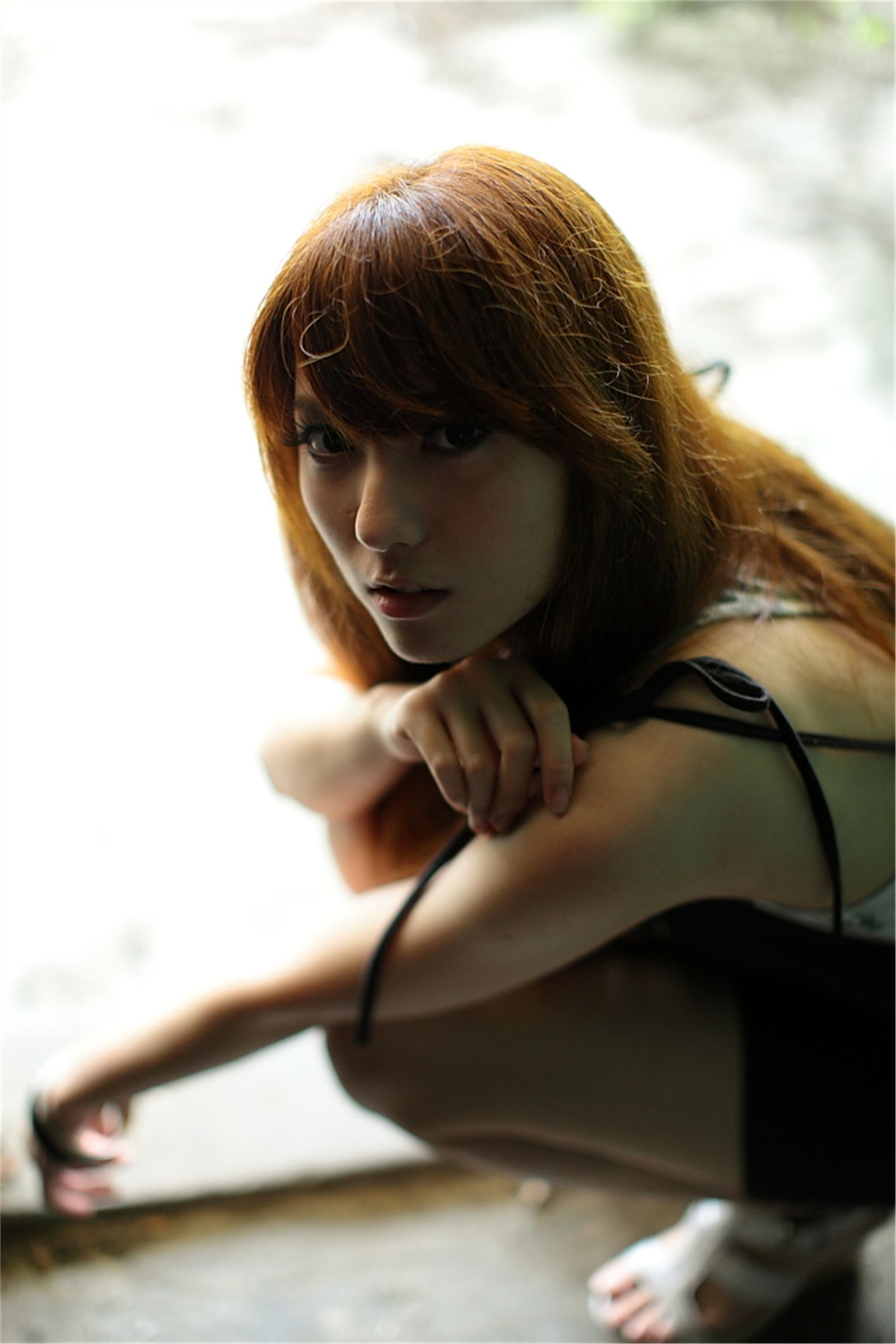 台湾清纯美女小静农场初夏田园风光写真