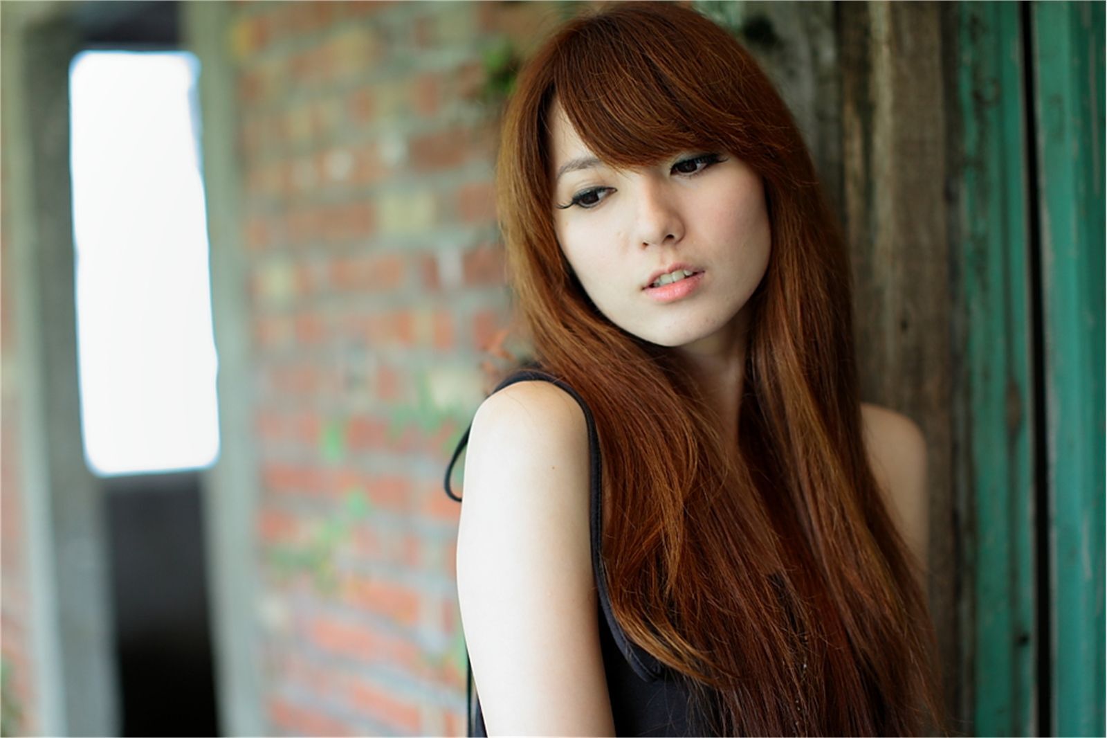 台湾清纯美女小静农场初夏田园风光写真