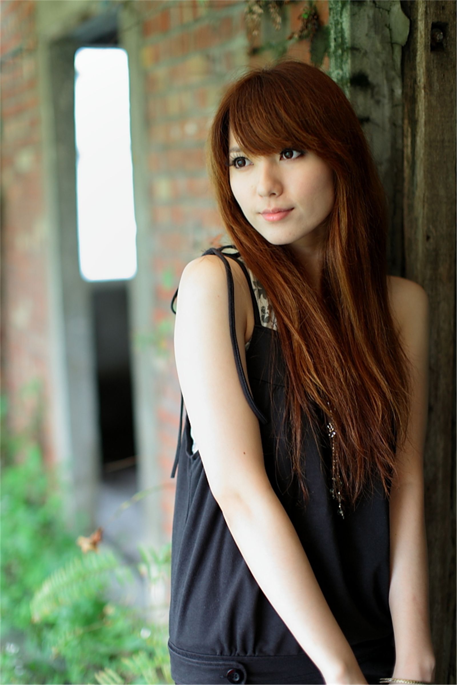 台湾清纯美女小静农场初夏田园风光写真