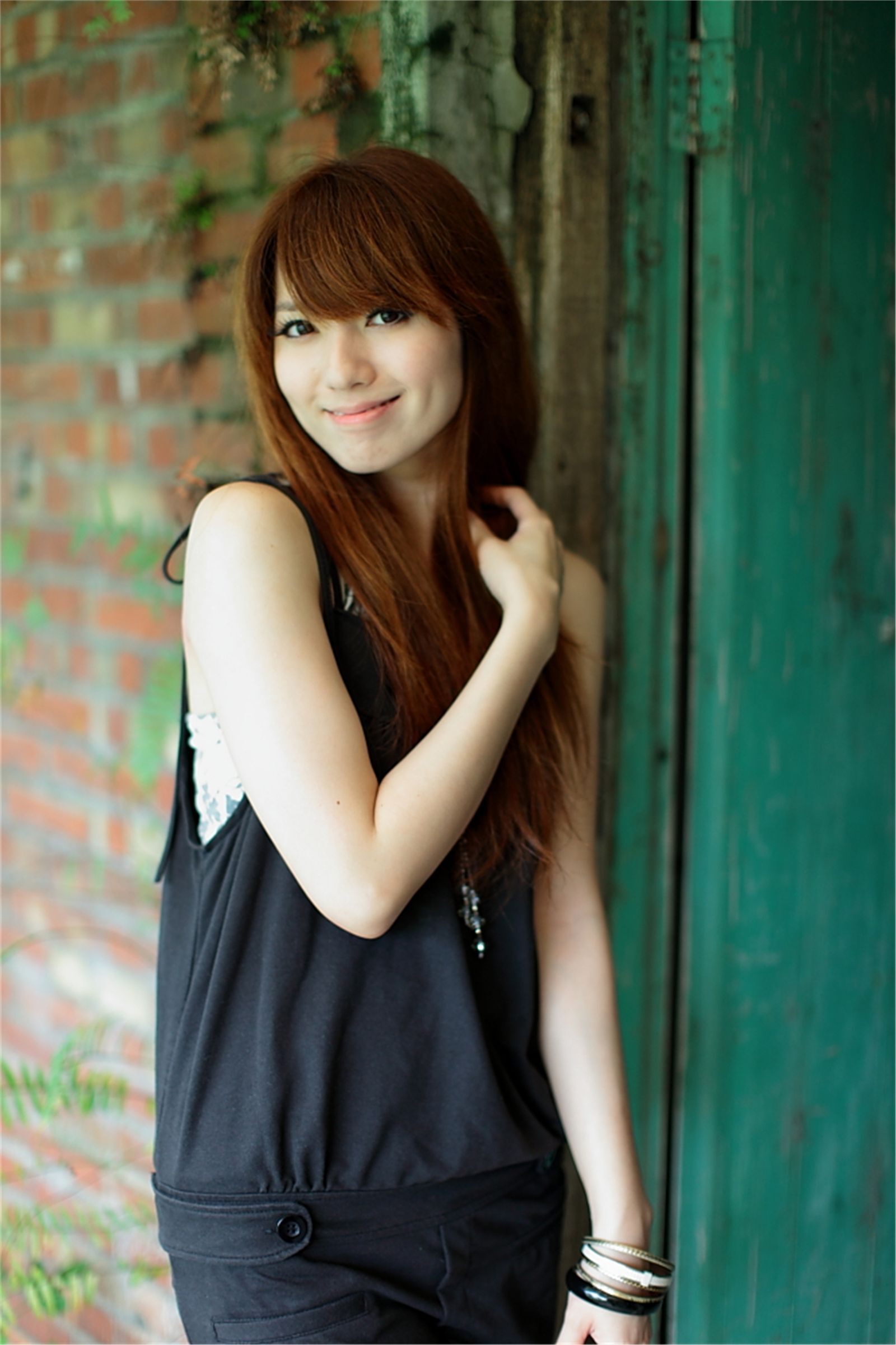 台湾清纯美女小静农场初夏田园风光写真